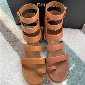 Authentic Used Chanel Sandal Size 38